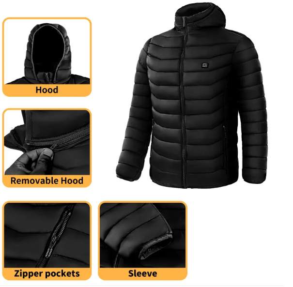 Veste chauffante chauffante